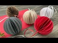 DIY Honeycomb Ball Ornament (Cardstock) | Paper Craft Ideas