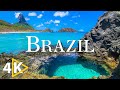FLYING OVER BRAZIL (4K UHD) - Relaxing Music Along With Beautiful Nature Videos - 4K Video Ultra HD