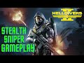 Helldivers 2: Stealth Sniper Gameplay (Malevelon Creek Bunkers Solo /// All Clear /// No Deaths)