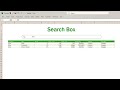 Excel: Create a Search Box in 3 Simple Steps!