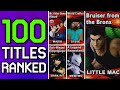 Ranking ALL 100 Boxing Ring Titles In Smash Ultimate