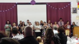 Grad Banquet- The teachers surprise the grads with song! June 6 2017