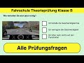 🚘 Führerschein Theorieprüfung: Alle Fragen & Antworten!🚦2024
