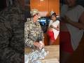 Soldier comes home to pregnancy surprise 🥹