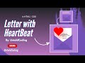 Love Letter Using Html, CSS | CSS Text Effect In Hindi| @untold_coding