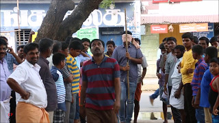பானை உடைத்தல் at Village Chitra pournami festival