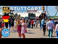Stuttgart, Germany Spring Festival 2024 (Cannstatter Wasen) Walk - 4K 60fps with Captions