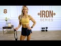 IRON Series 30 Min Glutes & Hamstrings Workout - Hip Thrusts / RDL | 8