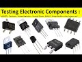 Electronic Components Testing Using Multimeter Part 2 - MOSFET- Transistor - Voltage Regulator ...