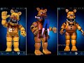 FNAF AR - ALL Fredbear Animatronics (2022 Evolution) - Jumpscare & Workshop Animations