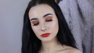 Orange Smoke & Bright Lip | Bold Spring Makeup Tutorial