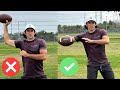 The PERFECT QB THROWING MOTION