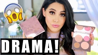 SO MUCH DRAMA! BECCA COSMETICS x CHRISSY TEIGEN GLOW PALETTE REVIEW & DEMO vs JACLYN HILL PALETTE