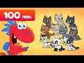 MIX 10 Kotków - Piosenki dla Dzieci Smoka Edzia - MEGA długi zestaw - Teledyski dla dzieci