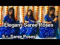 Elegant Saree Poses | Sitting Poses | Photo Poses For Girls/Ladies | Santoshi Megharaj