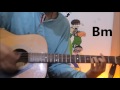 Mann Bharya - Punjabi Song - Guitar Cover Lesson Chords Easy - Janni