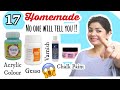 HOW TO MAKE : 17 Homemade CRAFT Items || Gesso + Varnish + Acrylic Colour + Resin