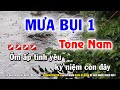 Karaoke Mưa Bụi 1 - Tone Nam F#m | Nhạc Sống Beat Chuẩn Dễ Hát