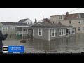 "They're under water"; Storm causes devastating floods at Hampton Beach in N.H.