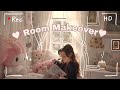 aesthetic room makeover🧸 ♡ (coquette / pinterest inspired) new bed + painting walls + decor