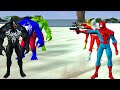 Game 5 superhero pro |story Spider Man vs Hulk vs Avengers vs Venom3 rescue Iron Man, thanos,batman