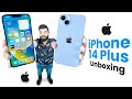 Apple iPhone 14 Plus Unboxing & First Look - Best Battery iPhone Experience🔥🔥🔥