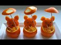 How To Make Orange Bear / Fruit Cutting and Carving Trick / Fruit Decoration Ideas / Fruit Art