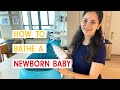 HOW TO BATHE A NEWBORN | Best Newborn Bath Tub | Skip Hop
