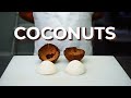 How to Open a Coconut & Remove the Meat (No Hammer/Screwdriver Needed)