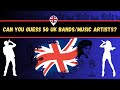 Guess the UK BAND/MUSIC ARTIST 🎵🎙️💿 | Trivia/Quiz/Challenge