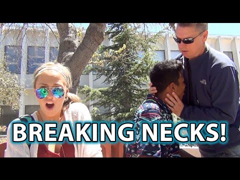 Breaking People’s Necks Prank Amazing Trick 
