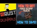 How to Scuba Dive in Rust! - Rust for Dummies (UNDERWATER LOOT!) 2021