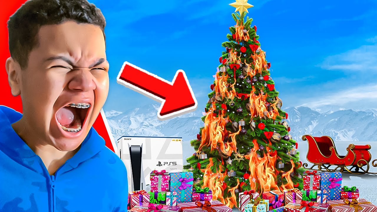 Surprising My Little Brother With The WORST Christmas Gifts!! *HILARIOUS*