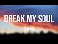 BREAK MY SOUL - Beyoncé Visualized Lyrics 🎃