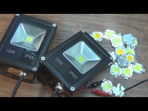 Светодиодный прожектор из светодиодной ленты Светодиодный прожектор из светодиодной ленты