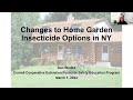 Changes to Home Garden Insecticide in NY | Tick Blitz 3/1/2024