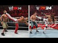 WWE 2K14 Vs. WWE 2K24 - Finishers Comparison (Which is Better?) !!!