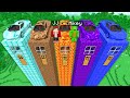 Mikey and JJ Found TALLEST HOUSES with SUPER CARS in Minecraft