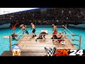 WWE 2K24 - ROYAL RUMBLE MATCH IN WATER | PS5 4K60