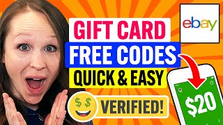 💳 Ebay Gift Card Codes 2022: Redeem FREE Credit Quick & Easy in 2 Minutes! (100% Works)