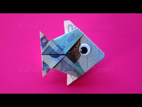 Schmetterling geldschein falten video