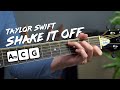 'SHAKE IT OFF' - TAYLOR SWIFT ACOUSTIC GUITAR TUTORIAL + COVER