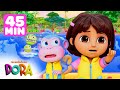 NEW Dora Episodes Marathon! ❤️ 45 Minutes | Dora & Friends