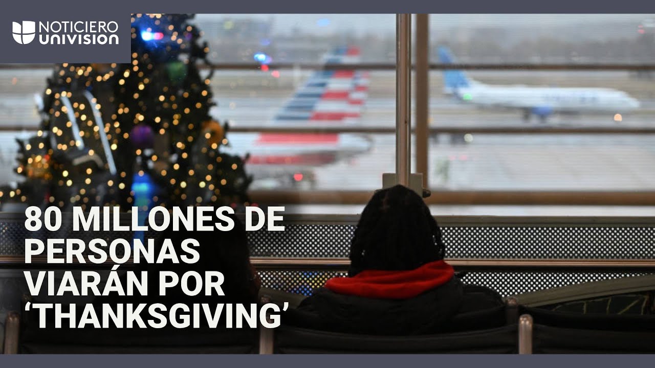 Viajes por Thanksgiving: advierten sobre posibles demoras por huelga de trabajadores aeroportuarios