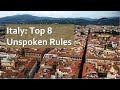 Top 8 Italian Unspoken Rules