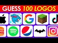 Guess The Logo In 3 Seconds | 100 Famous Logos