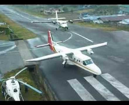 No. 1 Most Extreme and Dangerous Airport Lukla Tenzing Hillary Airport Nepal 全球最危險機場