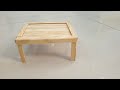 Instructions for creating a mini table