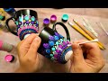 EASY Dot Mandala MUG Painting Using ONLY Qtip Toothpick Pencil | How To Lydia May