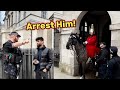 ( Instant Karma) This man MESSED with the WRONG King’s guard & POLICE officers
